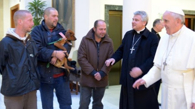 three homeless invited at the vatican for breakfast &#8211; es