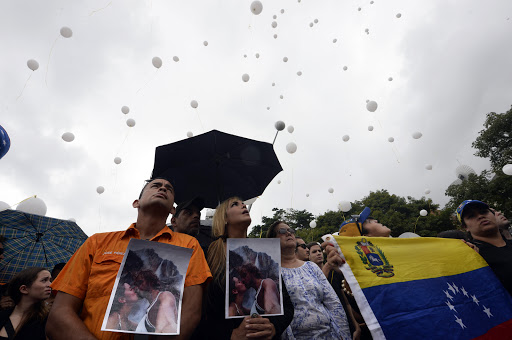 A demonstration to protest over the death of Monica Spear &#8211; es