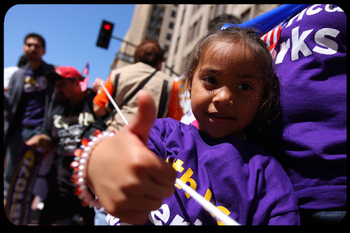 LA Immigrant Kids Implore Pope to Help Detained Parents SEIU Pablo Serano &#8211; es