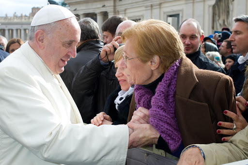 Pope Francis meets Lidia Guerrero &#8211; es
