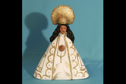 This clay image of &#8220;la Juquilita&#8221; was made by Guillermina Aguilar and family of Ocotlan, Oaxaca, Mexico &#8211; es