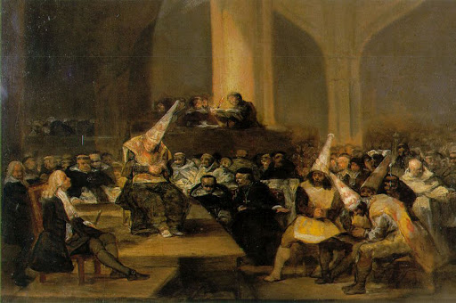 Scene from an Inquisition &#8211; Francisco Goya &#8211; es