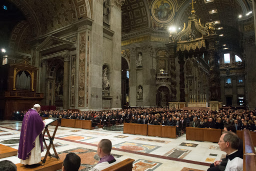 Mass of the Pope Francis with italian parliamentarians &#8211; es