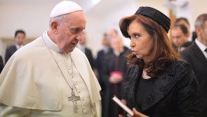 Pope Francis and Argentina’s President Cristina Fernandez de Kirchner – es