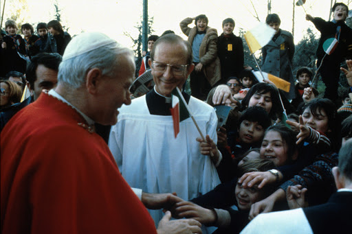 Blessed John Paul II with Fr Marcial Maciel &#8211; es
