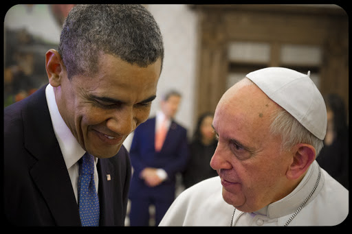 Obama Says Pope Francis is a Reminder of Human Dignity Saul Loeb AFP &#8211; es