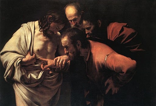 La incredulidad de Santo Tomas-Caravaggio