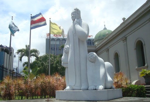 Escultura Juan Pablo II en Costa Rica