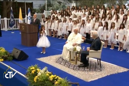 Pope Francis &#8211; Screenshot &#8211; israeli presidential palace 03 &#8211; es