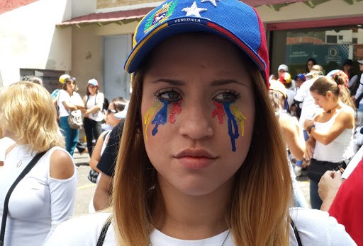 Estudiante venezolana