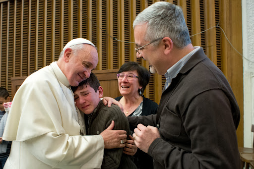 Pope Francis with Pietro Schilirò &#8211; es