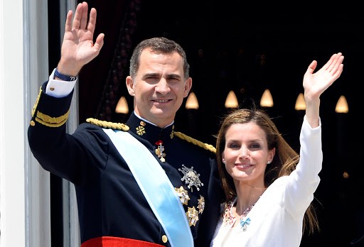 Spain&#8217;s King Felipe VI and Spain&#8217;s Queen Letizia &#8211; es