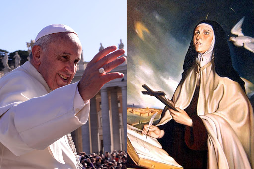 Pope Francis and Saint Teresa of Avila &#8211; es