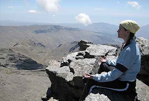 Meditación en la montaña