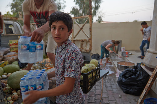 Ayuda de Caritas en Iraq