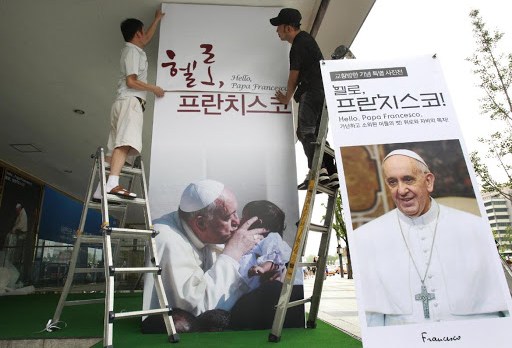 Preparativi Papa Francesco in Corea &#8211; es