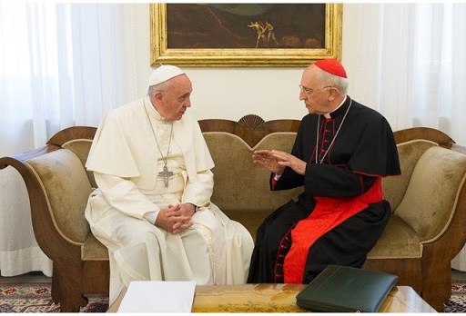 Cardinal Filoni et pape françois &#8211; es