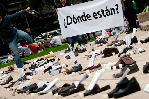 Protesta desaparecidos en México