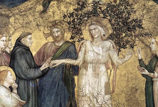 Francisco y la alegoría a la pobreza, Giotto