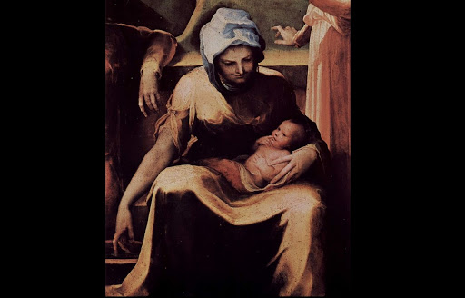 Nacimiento de María, Beccafumi