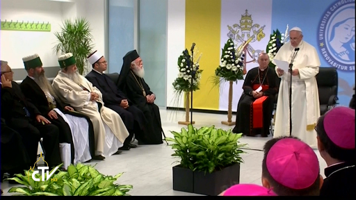 papa francisco a los líderes religiosos de Albania