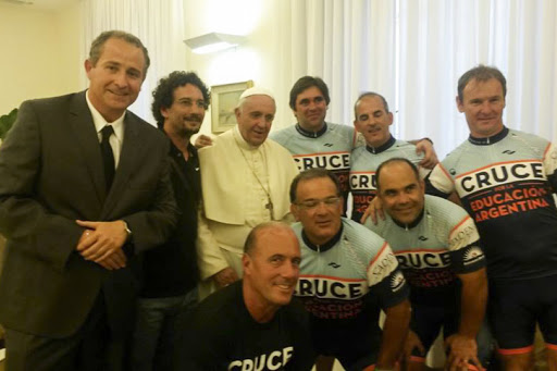 Pope Francis received Thursday cyclists Crossing for Education &#8211; es