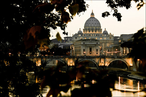 Vaticano visto desde el Tíber