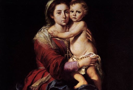 Virgen del Rosario, Murillo