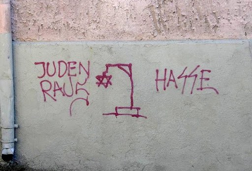 Graffitis antisemitas