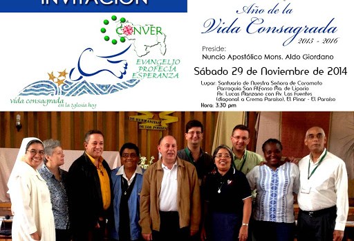 Invitación Apertura del Año de Vida Consagrada. Venezuela