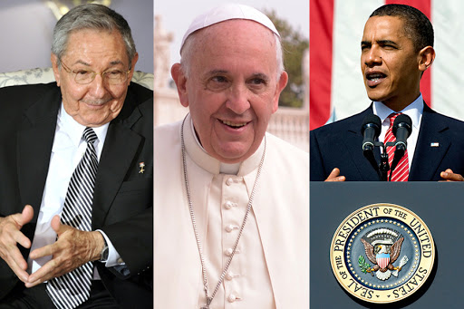 Castro &#8211; Pope Francis &#8211; Obama &#8211; es