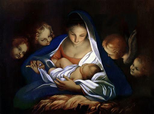 María es madre de Dios que se hizo hombre para la salvación del mundo.