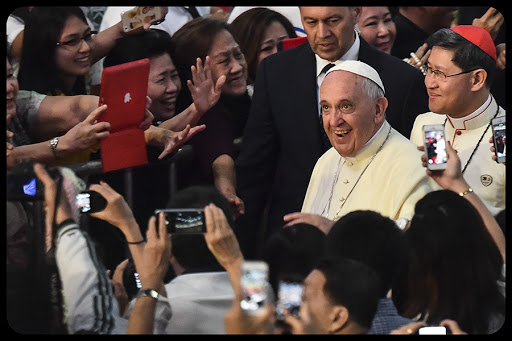 000_HKG10138875 &#8211; Pope Francis PHILIPPINES &#8211; meeting with families in Manila &#8211; AFP &#8211; es