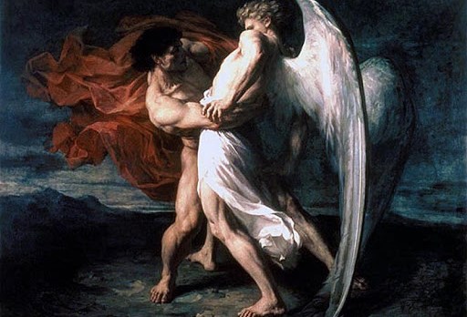 Jacob pelea con el ángel
