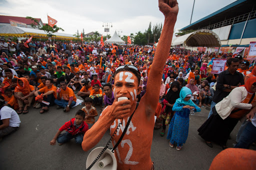 Indonesia : Supporters of National Aceh Party &#8211; es