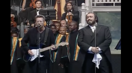 Clapton and Pavarotti &#8211; es