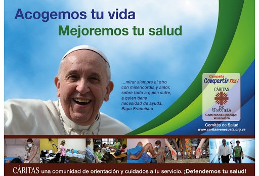 Afiche de la Campaña Compartir 2015. Cáritas Venezuela