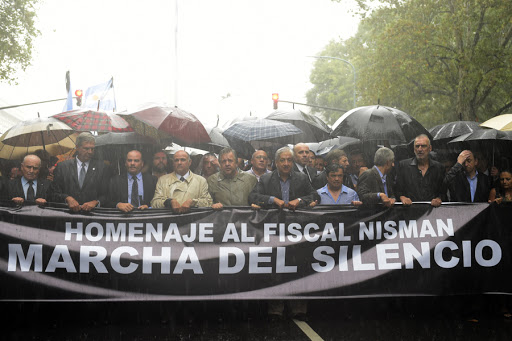 Marcha del silencio &#8211; Alberto Nisman &#8211; AFP &#8211; es