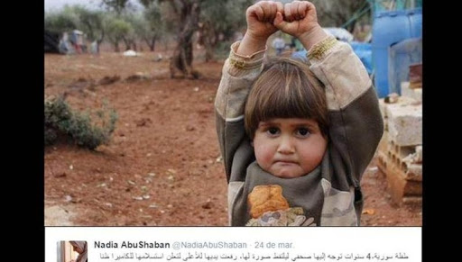 Menina síria se rende &#8211; es