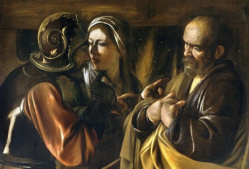 Negación de Pedro. Caravaggio