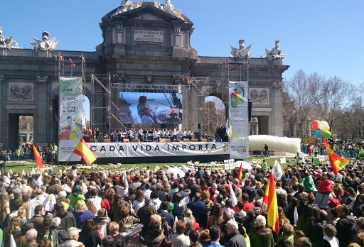 manifestación provida Madrid