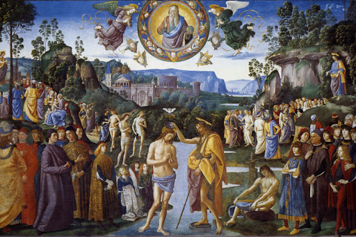 Baptism of Christ &#8211; Perugino &#8211; es
