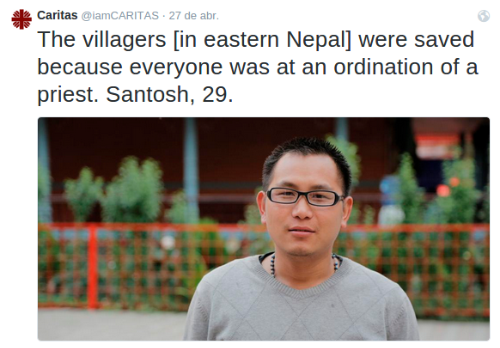 Santosh, sobreviviente en Nepal