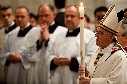 Pope Francis during a Vigil Mass Easter &#8211; CPP &#8211; es