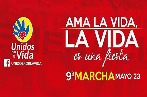 Cartel Marcha por la vida en Colombia