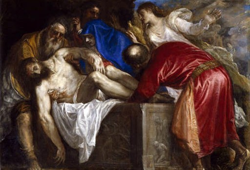 Sepultura de Cristo. Tiziano
