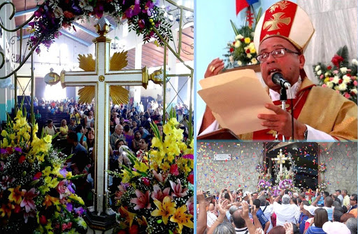 Monseñor Gustavo García Naranjo y la Santa Cruz de Pacairigua en Guatire &#8211; Venezuela