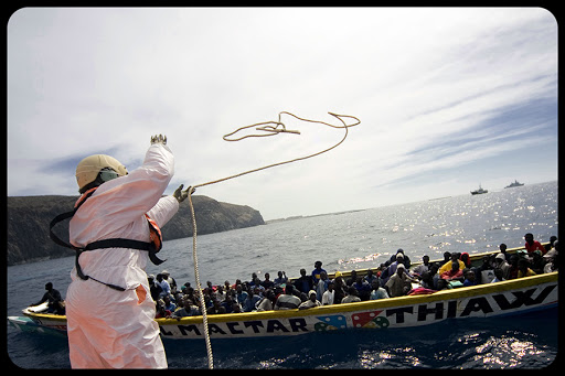 Refugees-migrants-beach-boats 01 © UNHCR / A. Rodriguez &#8211; es