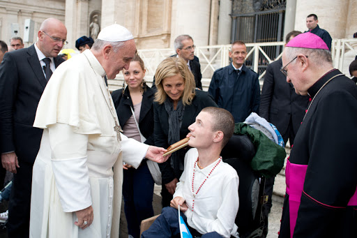Pope Francis with Michael Di Marco &#8211; CPP &#8211; es