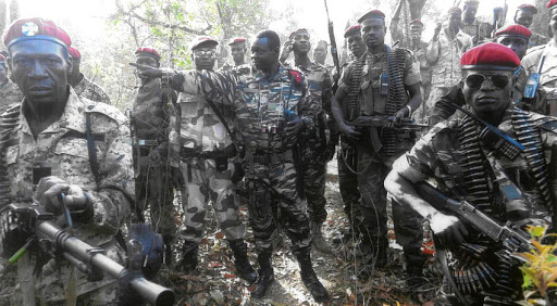 soldados centroafricanos